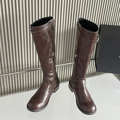 Unique Pointed Toe Comfortable Knee High Boots
