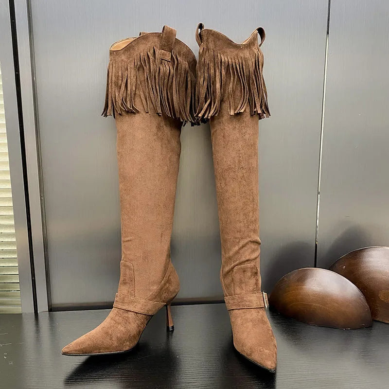 Elegant Stylish Unique Chic Comfortable Knee High Boots