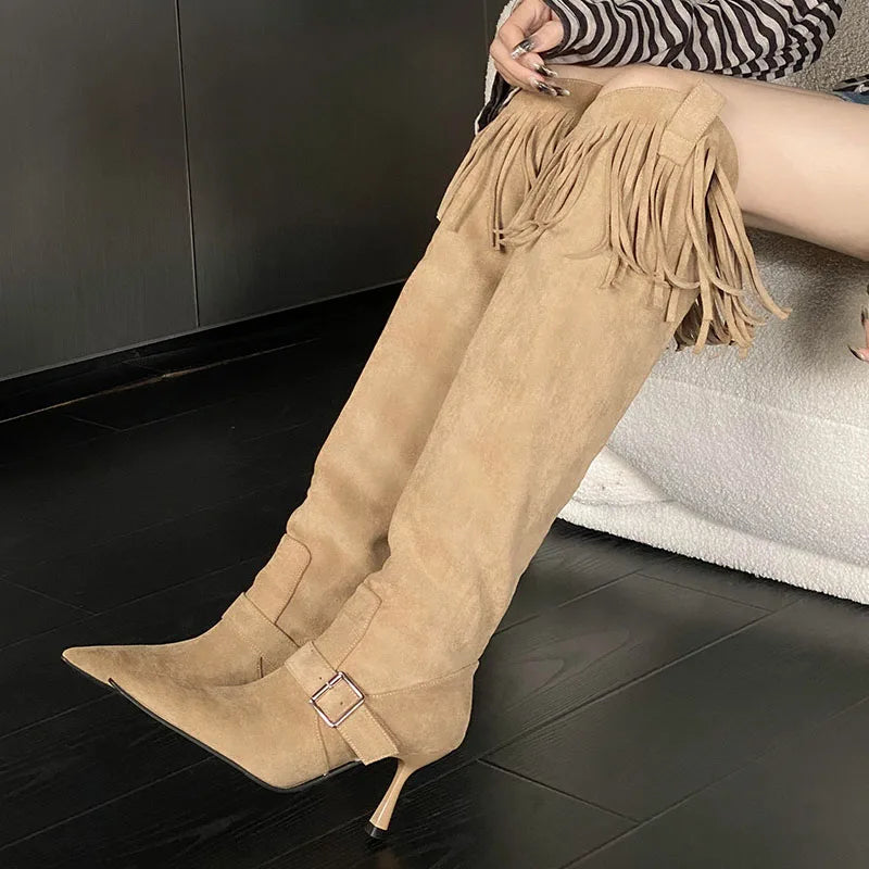 Elegant Stylish Unique Chic Comfortable Knee High Boots