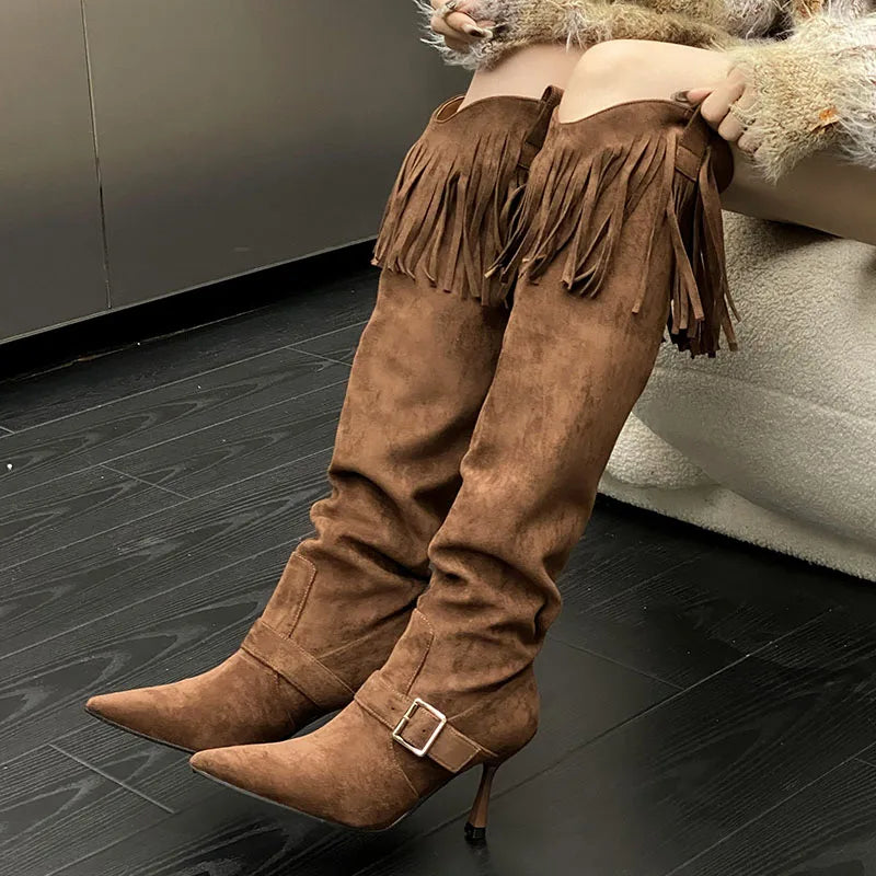 Elegant Stylish Unique Chic Comfortable Knee High Boots