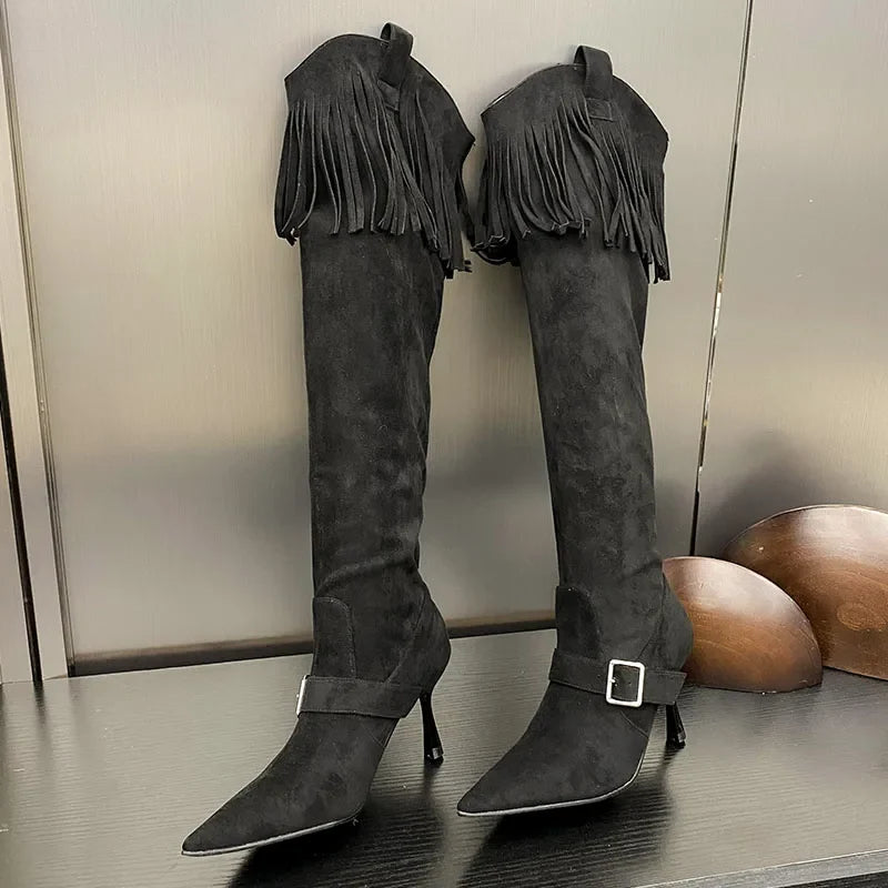 Elegant Stylish Unique Chic Comfortable Knee High Boots