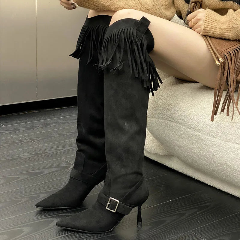 Elegant Stylish Unique Chic Comfortable Knee High Boots
