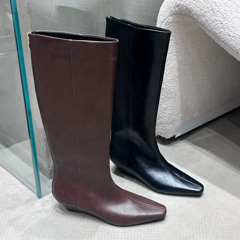 Elegant Comfortable Unique Stylish Chic Versatile Knee High Boots