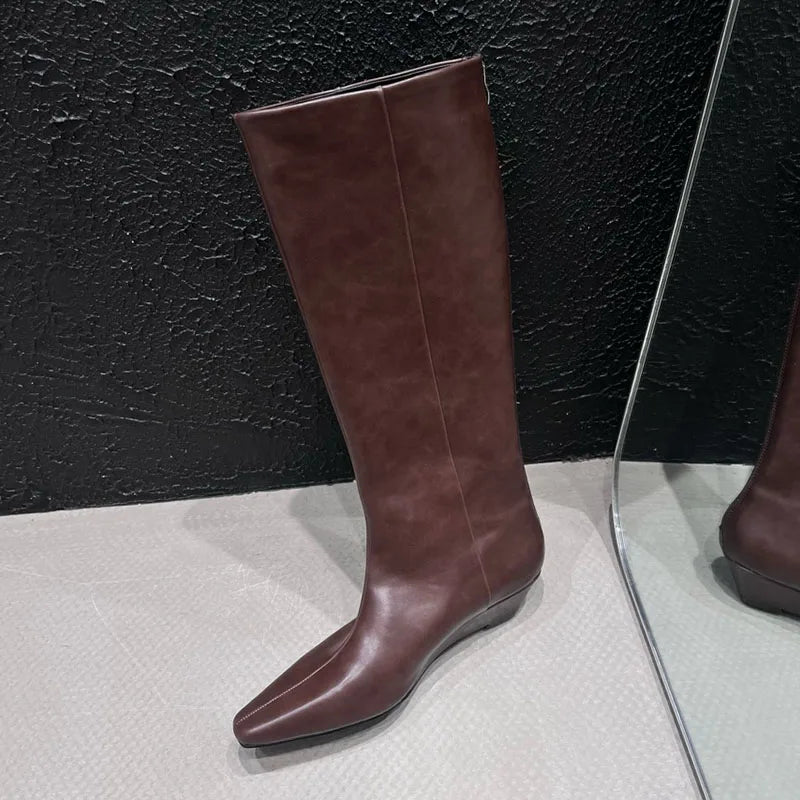 Elegant Comfortable Unique Stylish Chic Versatile Knee High Boots
