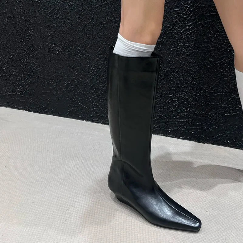 Elegant Comfortable Unique Stylish Chic Versatile Knee High Boots