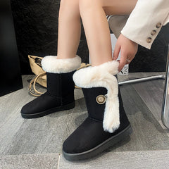 Warm Casual Versatile Mid-Calf Snow Boot