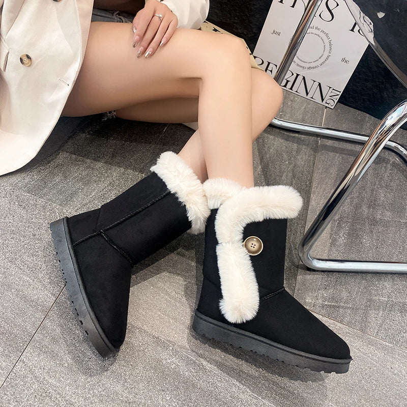 Warm Casual Versatile Mid-Calf Snow Boot