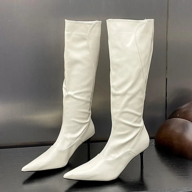 Elegant Unique Stylish Comfortable Chic Versatile Knee High Boots