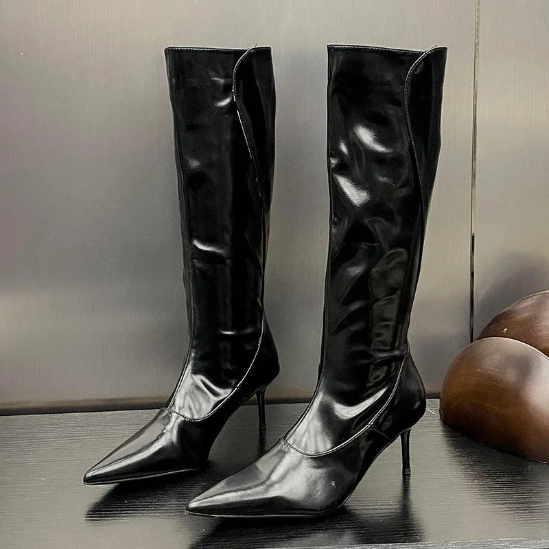 Elegant Unique Stylish Comfortable Chic Versatile Knee High Boots