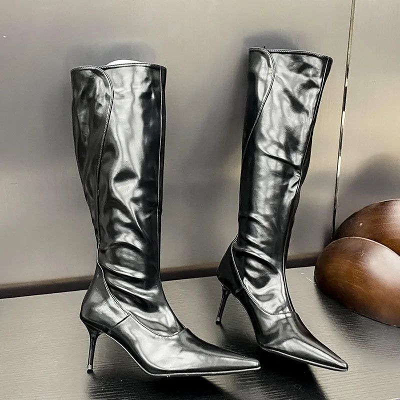 Elegant Unique Stylish Comfortable Chic Versatile Knee High Boots