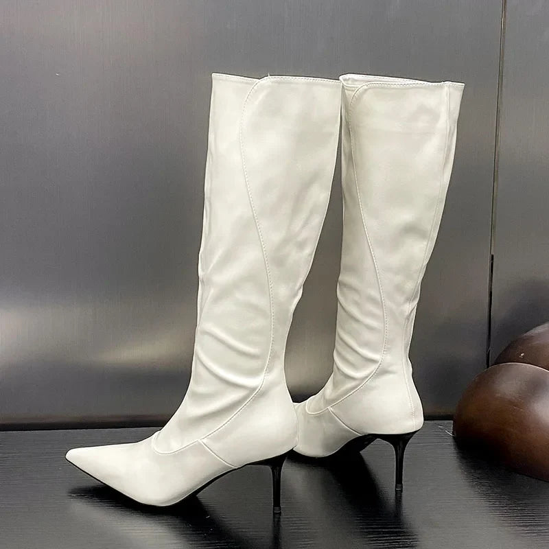 Elegant Unique Stylish Comfortable Chic Versatile Knee High Boots