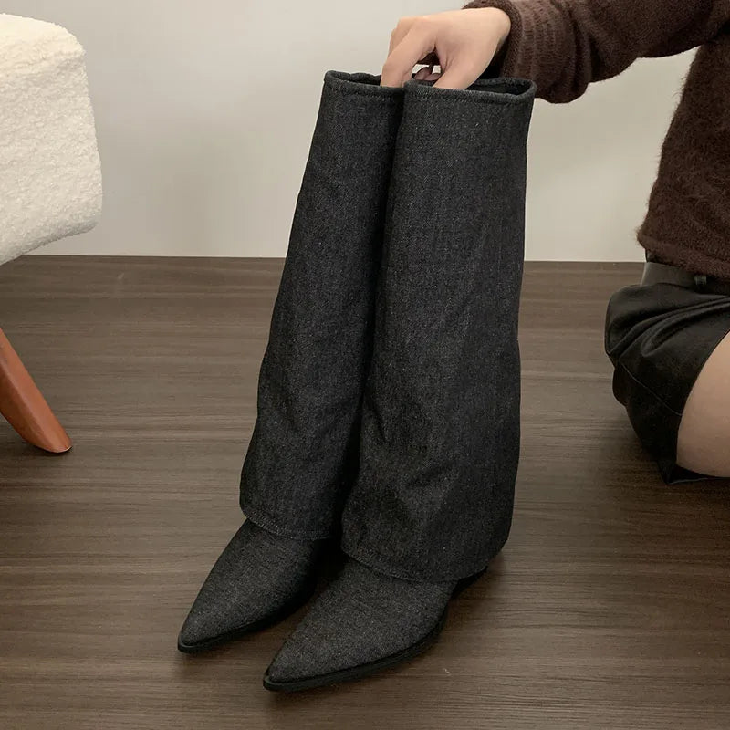Unique Modern Stylish Comfortable Elegant Knee High Boots