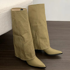 Unique Modern Stylish Comfortable Elegant Knee High Boots
