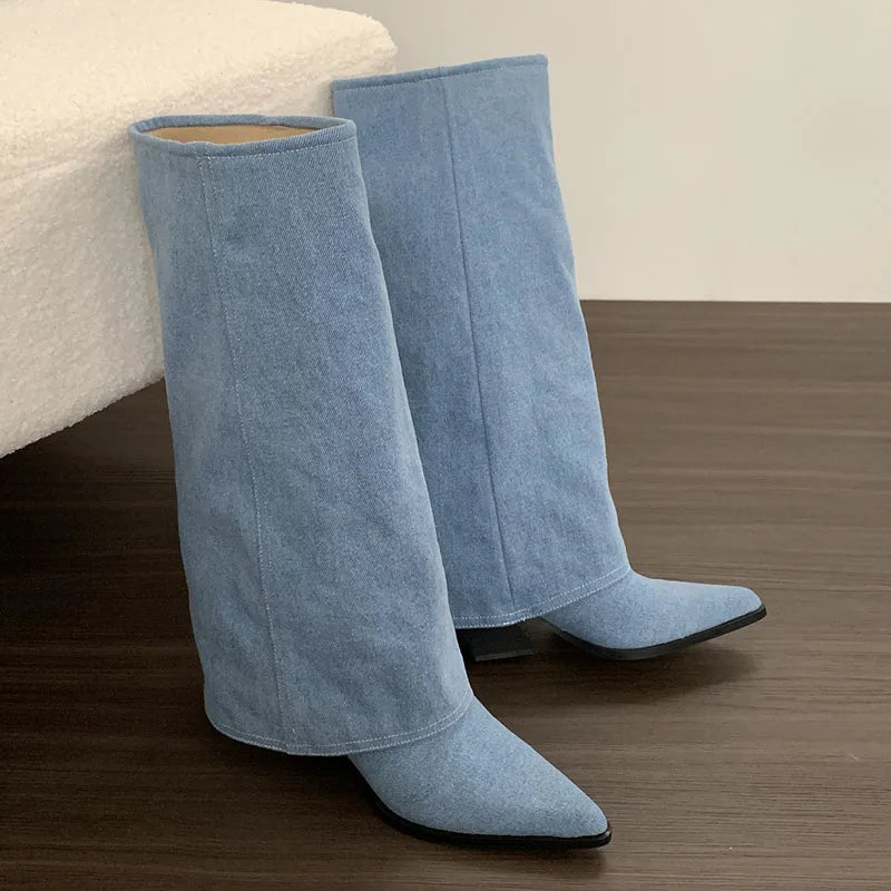 Unique Modern Stylish Comfortable Elegant Knee High Boots