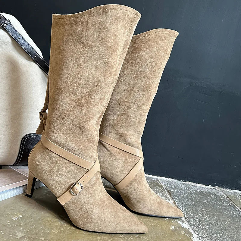 Elegant Trendy Knee High Boots