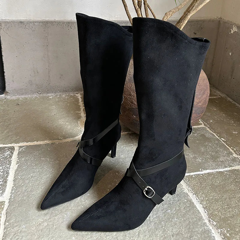 Elegant Trendy Knee High Boots