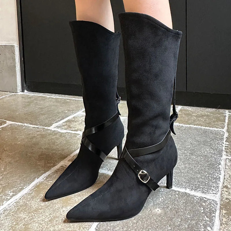 Elegant Trendy Knee High Boots