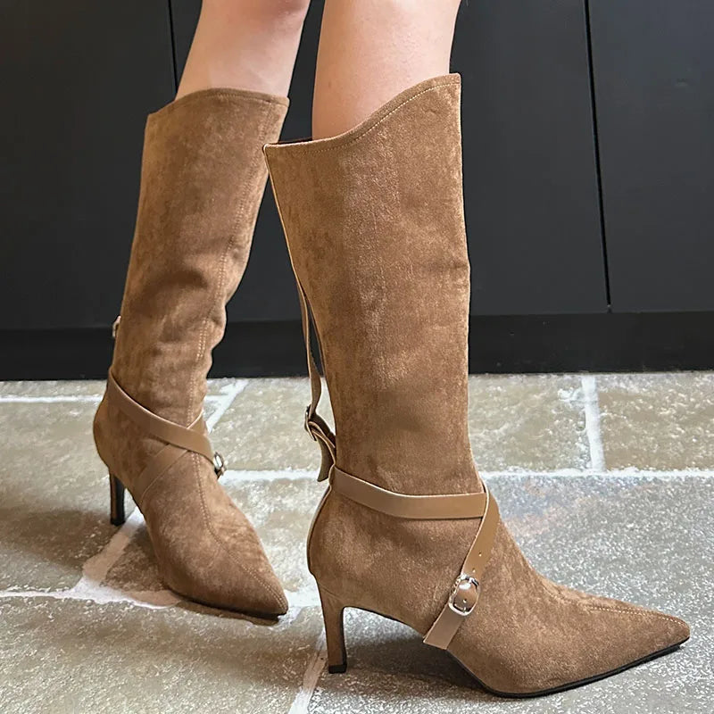 Elegant Trendy Knee High Boots