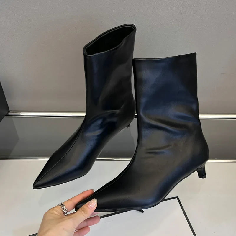 Trendy Unique Knee High Boots