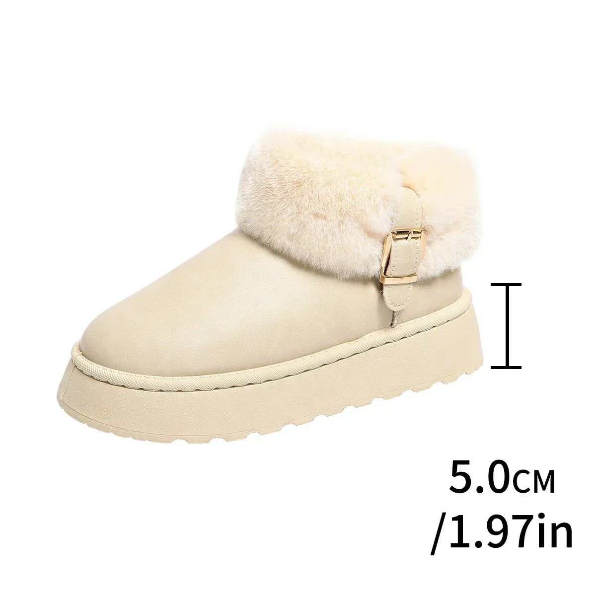 Furry Furry Shoes Newest Design Women's Boots Plush Warm Snow Boots