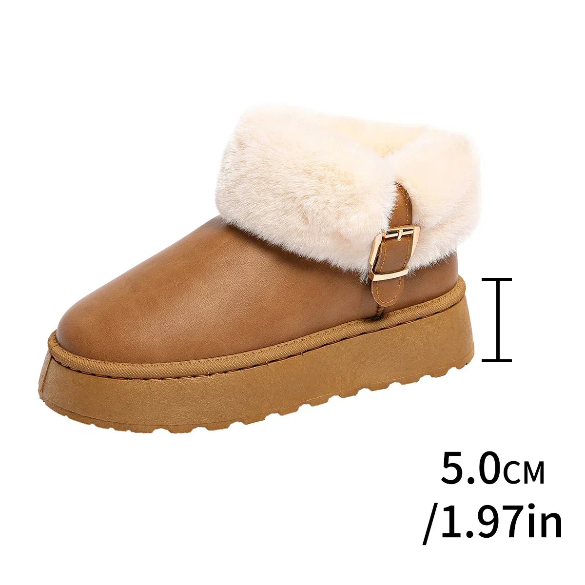 Furry Furry Shoes Newest Design Women's Boots Plush Warm Snow Boots