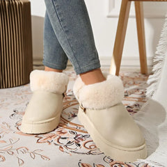 Furry Furry Shoes Newest Design Women's Boots Plush Warm Snow Boots