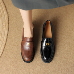 Genuine Leather Designer Comfortable Casual Black Moccasins Loafers