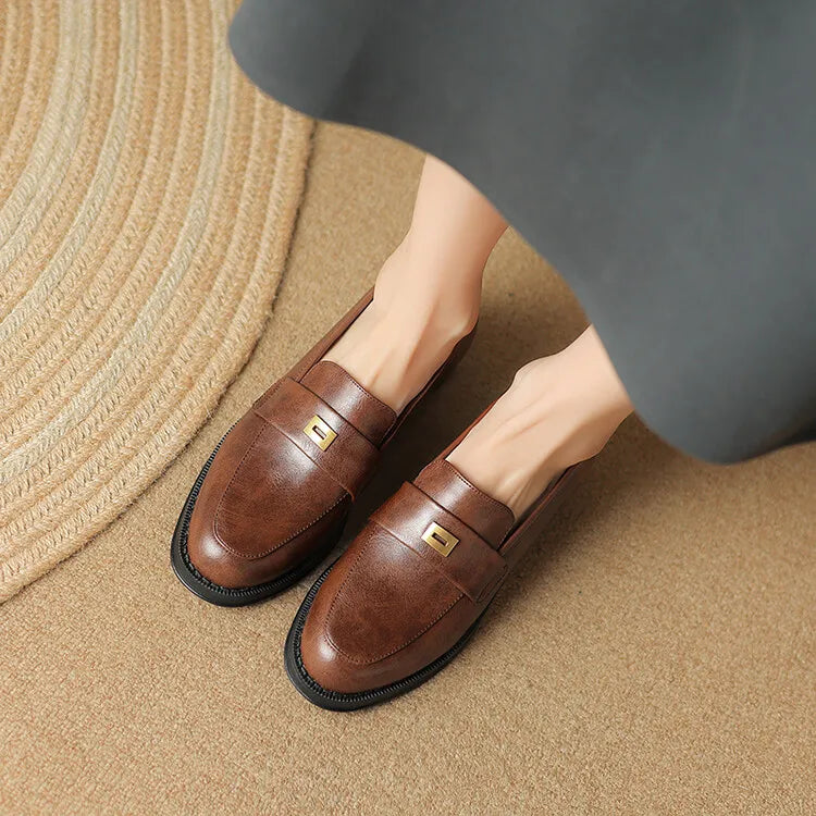 Genuine Leather Designer Comfortable Casual Black Moccasins Loafers