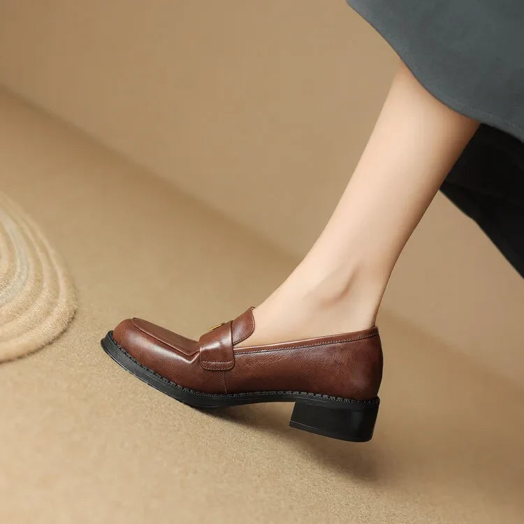 Genuine Leather Designer Comfortable Casual Black Moccasins Loafers