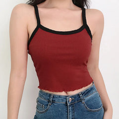New Contrast Color Tank Top