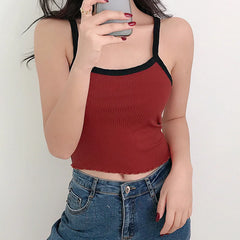 New Contrast Color Tank Top