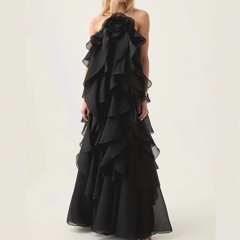 FloraFlick Halter Dress