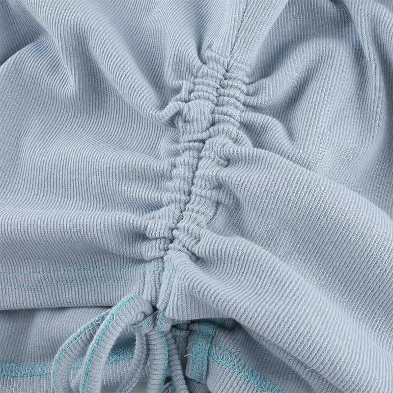 Ruched Sleeveless Tank Tops