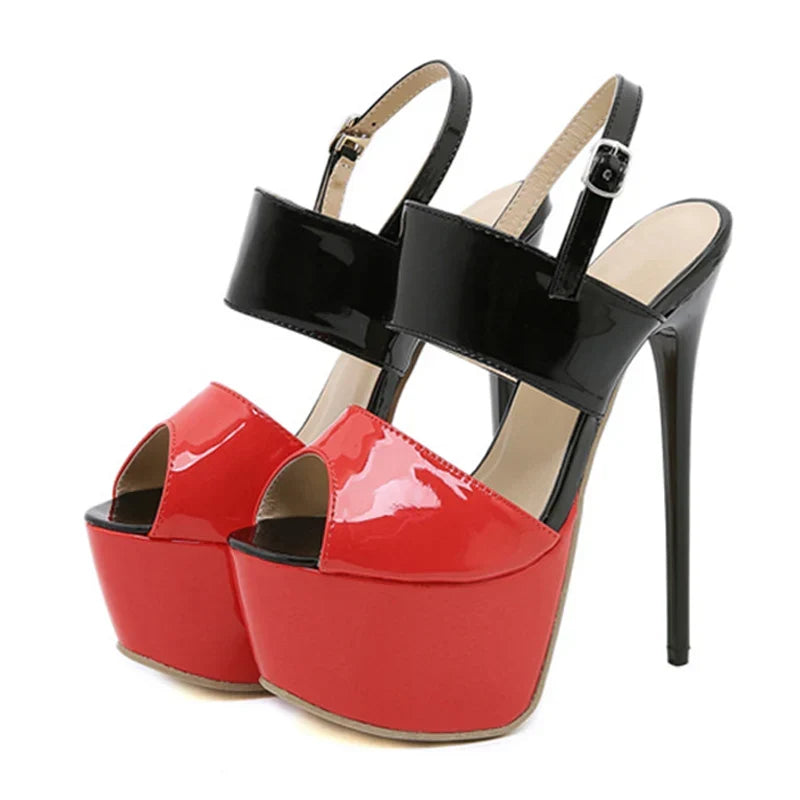 Trendy Hot Sales Style Open Toe High Heel Nightclub High Heel