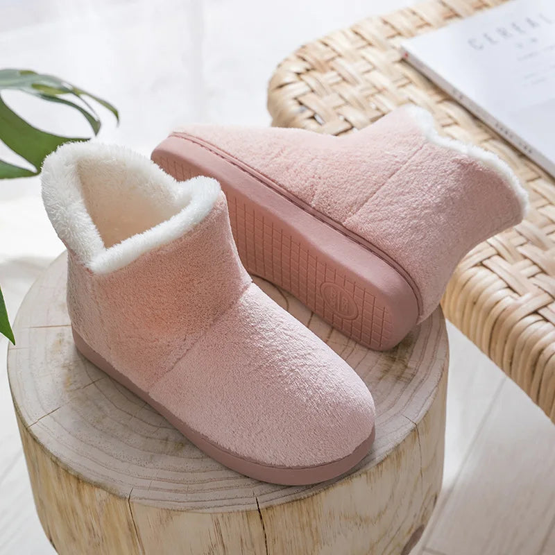Fuzzy Outdoor Non-slip Fur Fluffy Indoor Snow Boot