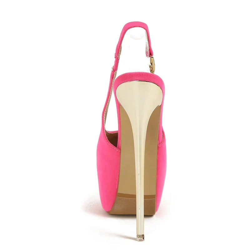 Elegant Wedding Banquet Metal Butterfly Extreme High High Heel