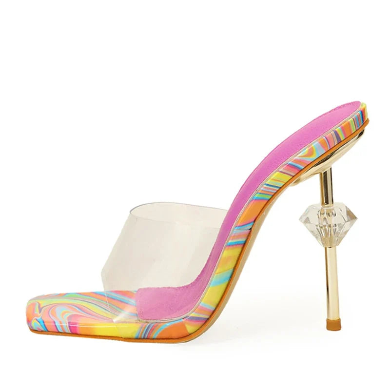 Daring New Strange High Heeled PVC Transparent High Heel