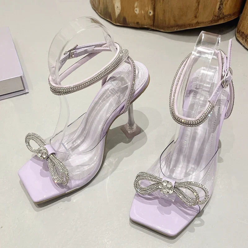 Elegant Party Wedding Crystal Rhinestone High Heel High Heel