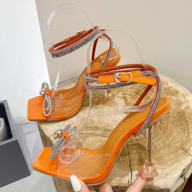 Elegant Party Wedding Crystal Rhinestone High Heel High Heel