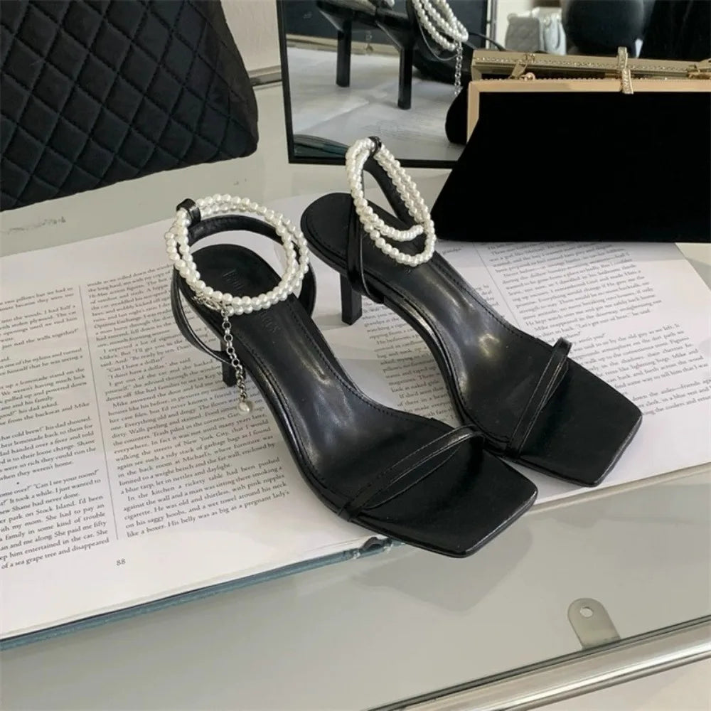 High-heeled Comfort Leather Suit Beige Shoes Low Heel Pumps