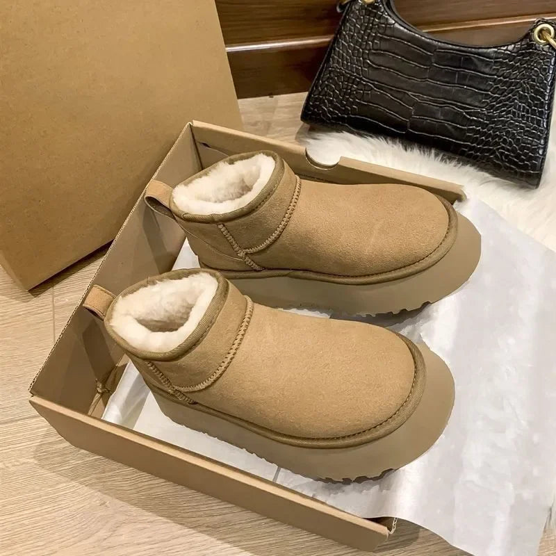 New Short Plush Warm Snow Boots