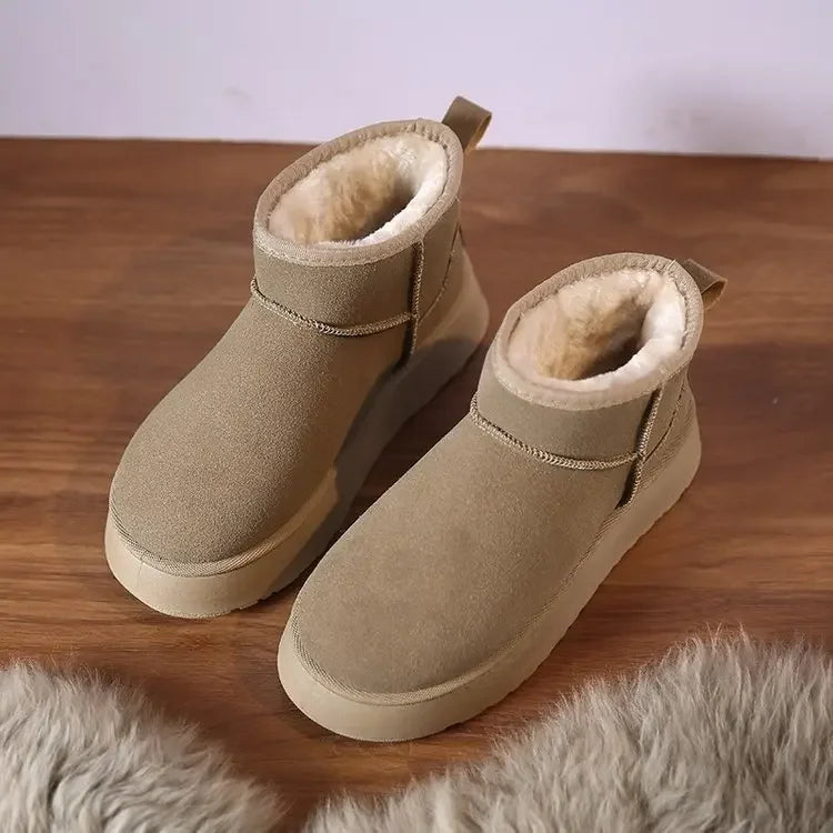 New Short Plush Warm Snow Boots