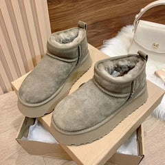New Short Plush Warm Snow Boots