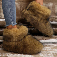 New Woman Boots High Boots Over-the-knee Fur Snow Boots