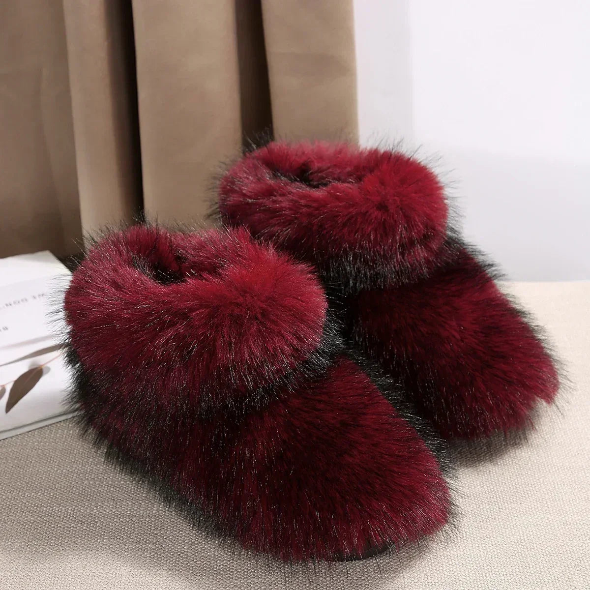 New Woman Boots High Boots Over-the-knee Fur Snow Boots