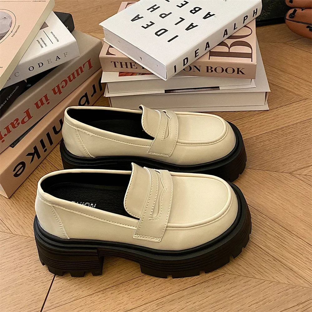 Height Increasing Comfortable Designer Moccasins Black Casual Loafers