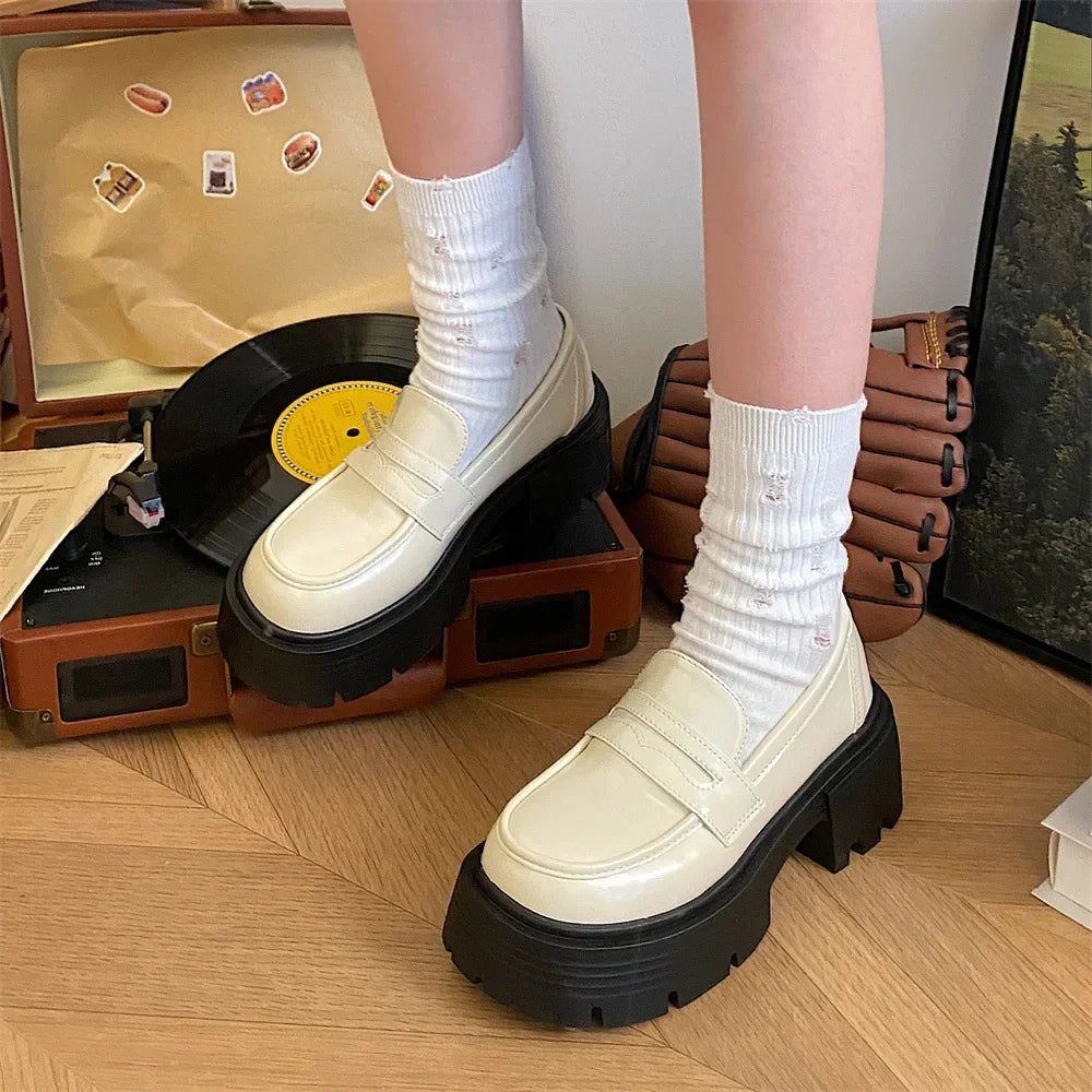 Height Increasing Comfortable Designer Moccasins Black Casual Loafers
