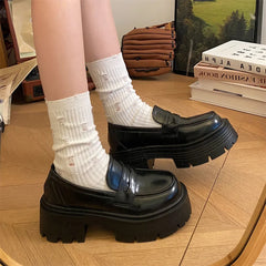Height Increasing Comfortable Designer Moccasins Black Casual Loafers