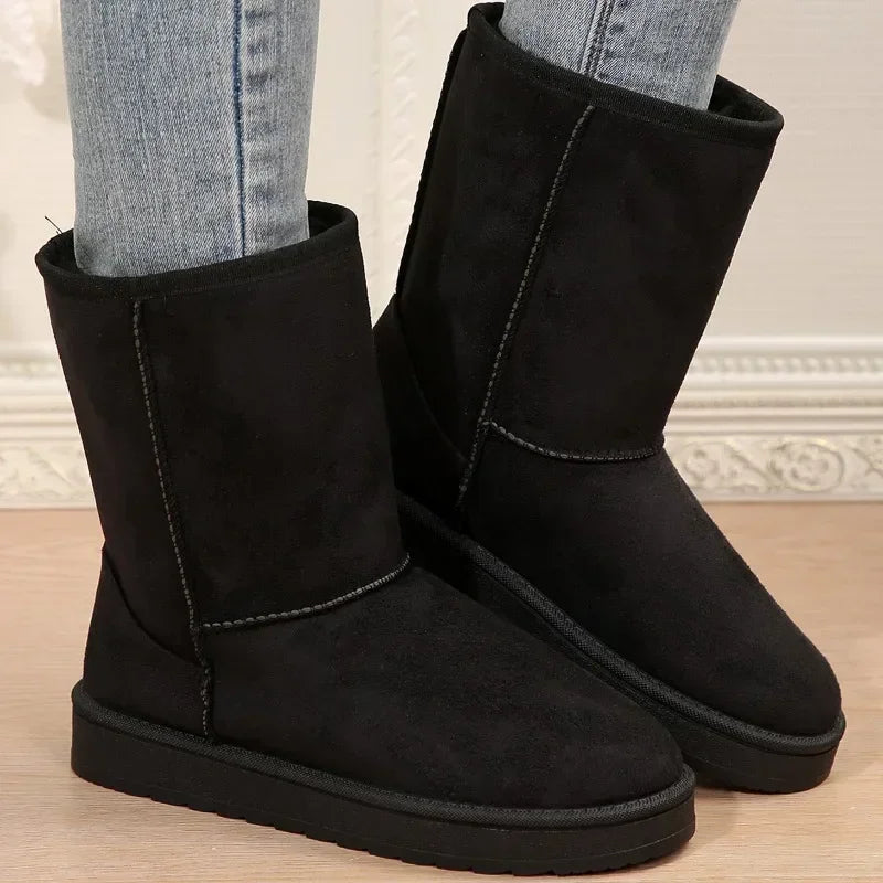 Plush Thickening Solid Comfortable Casual Large Size Snow Boot