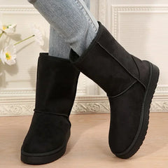 Plush Thickening Solid Comfortable Casual Large Size Snow Boot